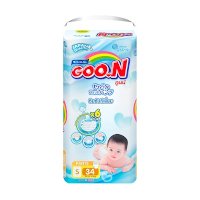 ราคา กูนน์ กางเกงผ้าอ้อม ขนาด S 4-8 กก. 34 ชิ้น (Goon Pants Diapers Size S 4-8kg 34pcs)