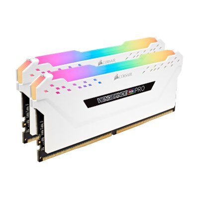Corsair Vengeance RGB Pro 32GB (2x16GB) DDR4 DRAM 3000MHz C15 Memory Kit CMW32GX4M2C3000C15W