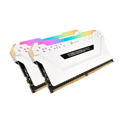 Corsair Vengeance RGB Pro 32GB (2x16GB) DDR4 DRAM 3000MHz C15 Memory Kit CMW32GX4M2C3000C15W