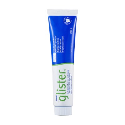 กลิสเทอร์ ยาสีฟัน มัลติ-แอ็คชั่น ฟลูออไรด์ รสมิ้นท์ 200 กรัม (Glister Multi-Action Fluoride Toothpaste Mint 200g)