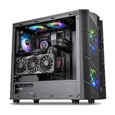 Thermaltake ATX Mid Tower Chassis Case เคสคอมพิวเตอร์ รุ่น Commander C36 Tempered Glass ARGB Edition