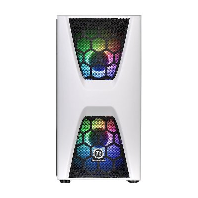 Thermaltake ATX Mid Tower Chassis Case เคสคอมพิวเตอร์ รุ่น Commander C34 Tempered Glass Snow ARGB Edition