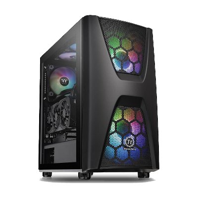 Thermaltake ATX Mid Tower Chassis Case เคสคอมพิวเตอร์ รุ่น Commander C34 Tempered Glass ARGB Edition