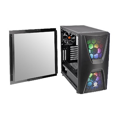 Thermaltake ATX Mid Tower Chassis Case เคสคอมพิวเตอร์ รุ่น Commander C34 Tempered Glass ARGB Edition