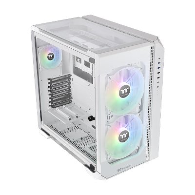 Thermaltake E-ATX Full Tower Chassis Case เคสคอมพิวเตอร์ รุ่น View 51 Tempered Glass Snow ARGB Edition