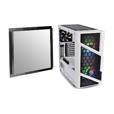Thermaltake ATX Mid Tower Chassis Case เคสคอมพิวเตอร์ รุ่น Commander C31 Tempered Glass Snow ARGB Edition