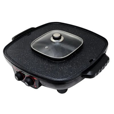 Smart Home เตาปิ้งย่างอเนกประสงค์พร้อมหม้อสุกี้ รุ่น SM-EG1802