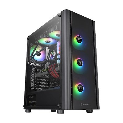 Thermaltake ATX Mid Tower Chassis Case เคสคอมพิวเตอร์ รุ่น V250 TG ARGB
