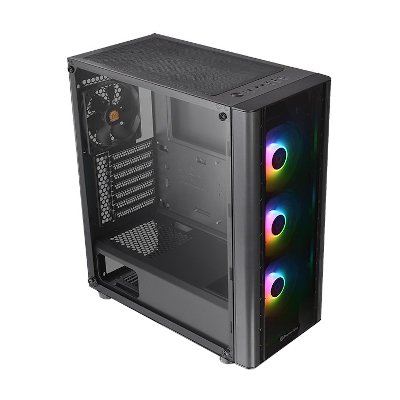 Thermaltake ATX Mid Tower Chassis Case เคสคอมพิวเตอร์ รุ่น V250 TG ARGB