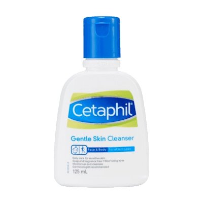 Cetaphil Gentle Skin Cleanser 125ml (เซตาฟิล เจนเทิล สกิน คลีนเซอร์ ผลิตภัณฑ์ทำความสะอาดผิว 125 มล.)