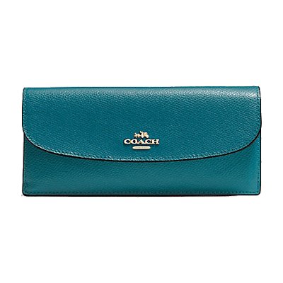 Coach F54008 Soft Wallet in Crossgrain Leather กระเป๋าสตางค์