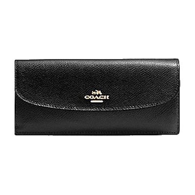 Coach F54008 Soft Wallet in Crossgrain Leather กระเป๋าสตางค์