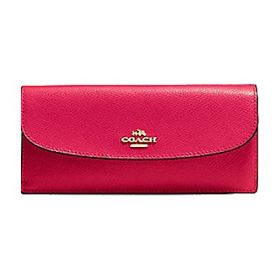 Coach F54008 Soft Wallet in Crossgrain Leather กระเป๋าสตางค์