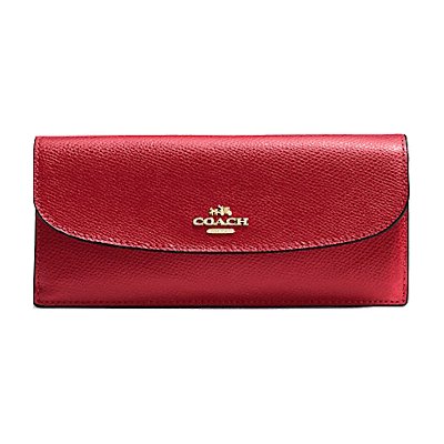 Coach F54008 Soft Wallet in Crossgrain Leather กระเป๋าสตางค์