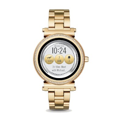 Michael Kors Access Sofie Gold-Tone Touchscreen Smartwatch MKT5021 นาฬิกาข้อมือสมาร์ทวอทช์
