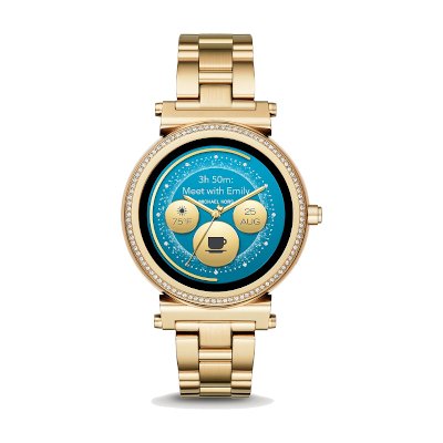 Michael Kors Access Sofie Gold-Tone Touchscreen Smartwatch MKT5021 นาฬิกาข้อมือสมาร์ทวอทช์