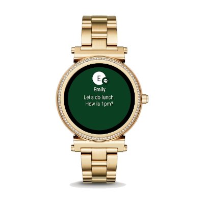 Michael Kors Access Sofie Gold-Tone Touchscreen Smartwatch MKT5021 นาฬิกาข้อมือสมาร์ทวอทช์