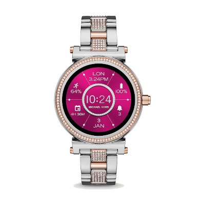 Michael Kors Access Sofie Two-Tone And Pavé Touchscreen Smartwatch MKT5040 นาฬิกาข้อมือสมาร์ทวอทช์