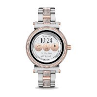 ราคา Michael Kors Access Sofie Two-Tone And Pavé Touchscreen Smartwatch MKT5040 นาฬิกาข้อมือสมาร์ทวอทช์