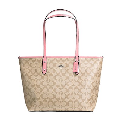 Coach F58292 City Zip Tote in Signature กระเป๋าโท้ท