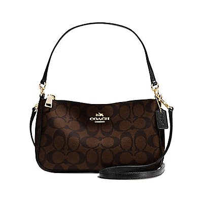 Coach F36674 Top Handle Pouch in Signature กระเป๋าถือ สะพายข้าง