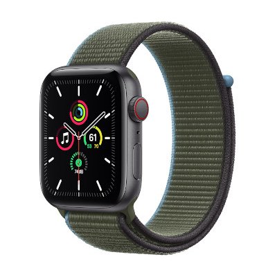 Apple Watch SE Aluminum Case with Sport Loop GPS + Cellular 44mm