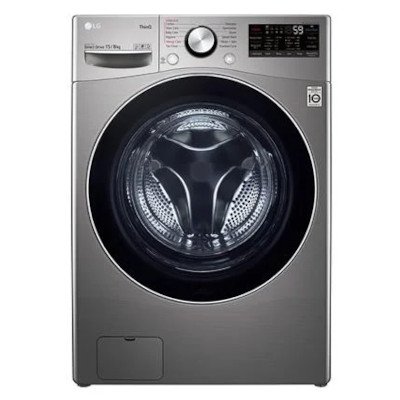LG เครื่องซักผ้าและอบผ้า ฝาหน้า ความจุซัก 15 กก. อบ 8 กก. รุ่น F2515RTGV