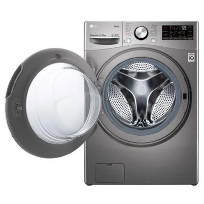 LG เครื่องซักผ้าและอบผ้า ฝาหน้า ความจุซัก 15 กก. อบ 8 กก. รุ่น F2515RTGV