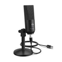 ราคา Fifine USB Unidirectional Condenser Microphone ไมค์บันทึกเสียงสำหรับการสตรีม รุ่น K670B