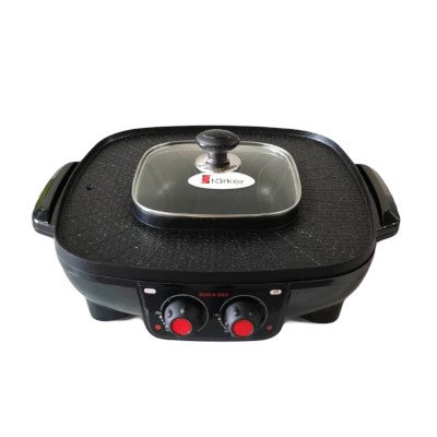 Starker เตาปิ้งย่างอเนกประสงค์พร้อมหม้อสุกี้ รุ่น HT-1800W
