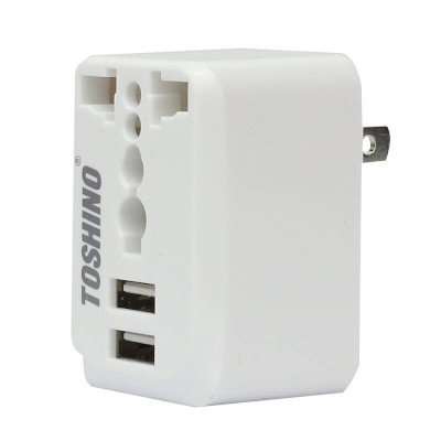 Toshino Travel Adapter ปลั๊กแปลง รุ่น PU-E