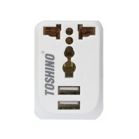 ราคา Toshino Travel Adapter ปลั๊กแปลง รุ่น PU-E