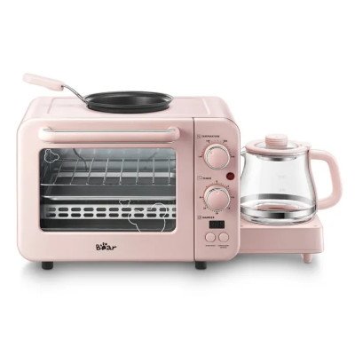 Bear Multi Cooking Appliance เตาอบไฟฟ้าอเนกประสงค์ มีกระทะแล้วกาอุ่นน้ำ รุ่น BR0008