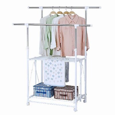 Kantareeya ราวตากผ้าบาร์คู่พับเก็บอัตโนมัติ รุ่น KT-EP66