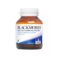 ราคา Blackmores Multivitamin Nutri 50+ แบลคมอร์ส มัลติวิตามิน นิวทริ 50+ ผลิตภัณฑ์เสริมอาหาร 60 เม็ด