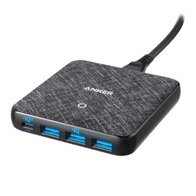 Anker PowerPort Atom III Slim (4 Ports) 65W หัวชาร์จเร็ว PD และ QC3.0
