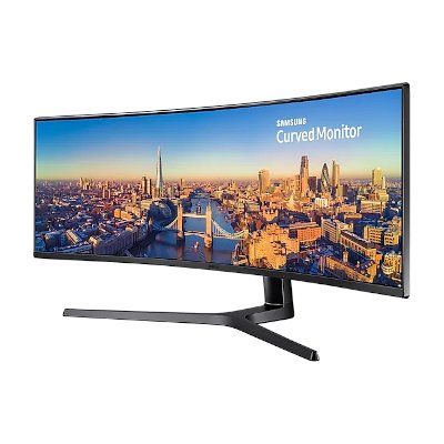 Samsung Curved Monitor Super Ultra-Wide Screen ขนาด 49 นิ้ว รุ่น LC49J890DKEXXT