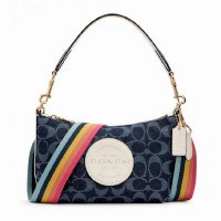 ราคา Coach C2825 Dempsey Shoulder Bag In Signature Jacquard with Patch กระเป๋าสะพายข้าง