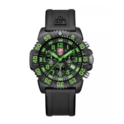 Luminox 3097 Men Navy SEAL White Colormark Chronograph 