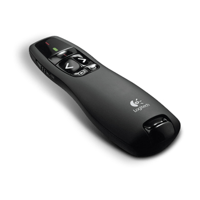 Logitech Wireless Presenter รีโมตนำเสนอไร้สาย รุ่น R400