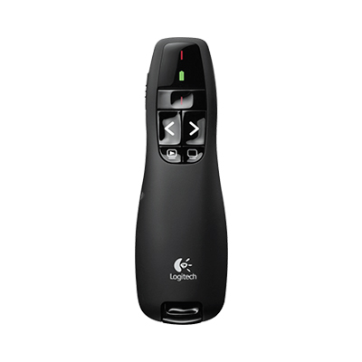 Logitech Wireless Presenter รีโมตนำเสนอไร้สาย รุ่น R400