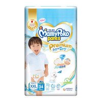 ราคา มามี่โพโค แพนท์ กางเกงผ้าอ้อม พรีเมียม เอ็กซ์ตร้าดราย สำหรับเด็กชาย ขนาด XXL 34 ชิ้น