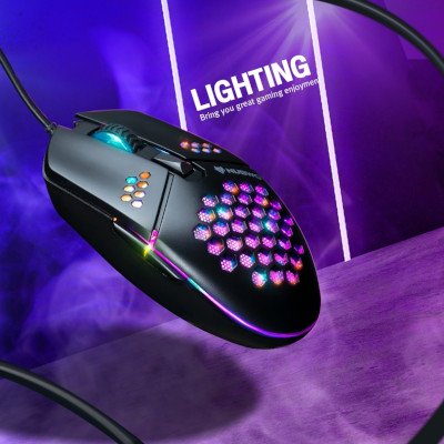 Nubwo NM-91M Hexagon Gaming Mouse เมาส์เกมมิ่ง