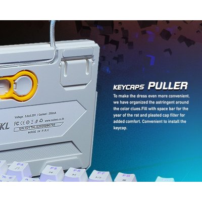 Nubwo Mechanical Full RGB Gaming Keyboard คีย์บอร์ดเกมมิ่ง รุ่น X21 TKL