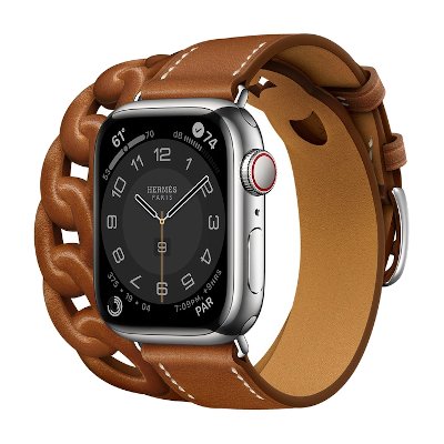 Apple Watch Hermes Series 7 Stainless Steel Case GPS + Cellular 41mm