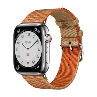 Apple Watch Hermes Series 7 Stainless Steel Case GPS + Cellular 45mm