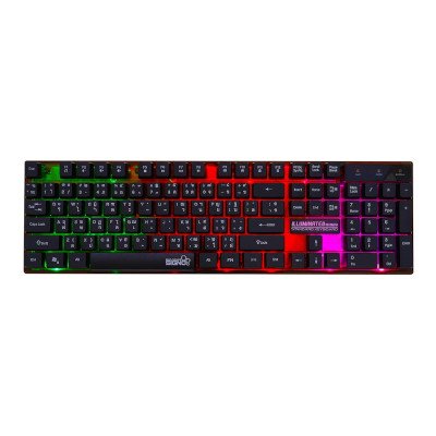SIGNO คีย์บอร์ด Illuminated Gaming Keyboard รุ่น KB-712