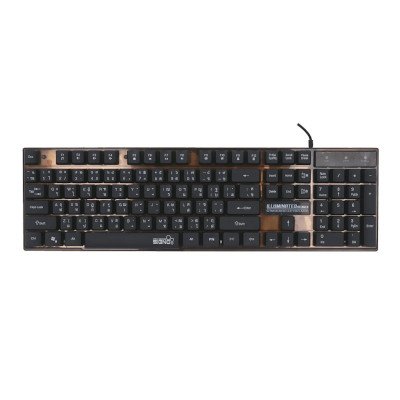 SIGNO คีย์บอร์ด Illuminated Gaming Keyboard รุ่น KB-712