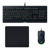 ราคา Razer ชุดคีย์บอร์ดเมาส์ Level Up Bundle Cynosa Lite + Viper Mini + Gigantus V2