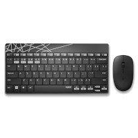 ราคา Rapoo ชุดเมาส์และคีย์บอร์ดไร้สาย Bluetooth Wireless Mouse & Keyboard รุ่น 8000M